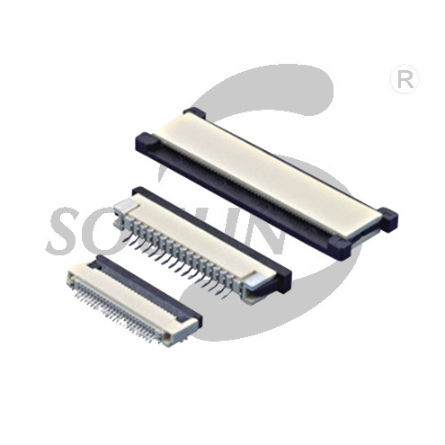 FPC0.5 SMT clamshell type Lying stick bottom contact