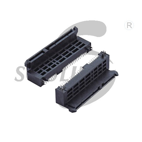 SATA7+15P female head SMT H12 under the board