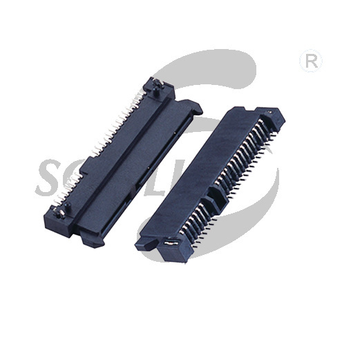 SATA7+15P female head SMT H6.74 on the board