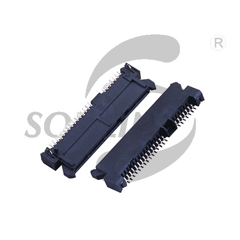 SATA7+15P female head SMT H4.2 under the board
