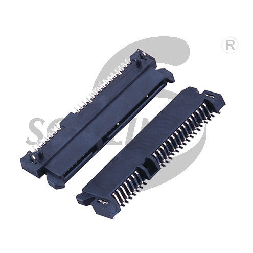 SATA7+15P female head SMT H5.0 on the board