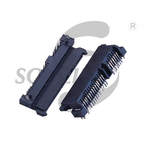 SATA7+15P female head Plate under right angle H6.74