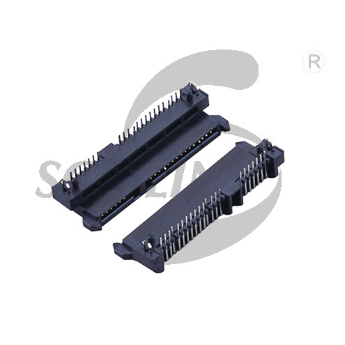 SATA7+15P female head board right angle