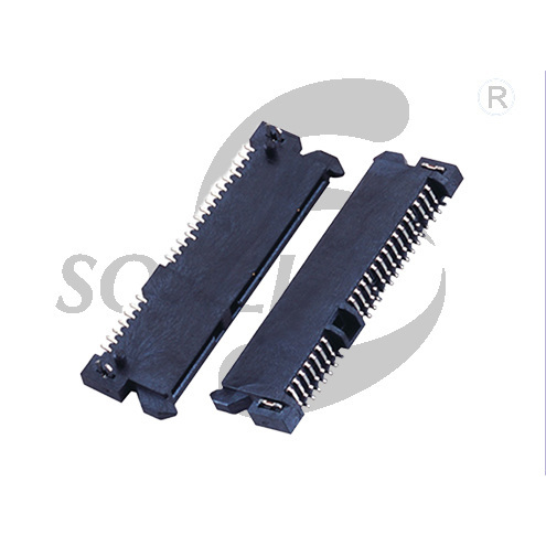 SATA7+15P female head SMT H3.5 on the board