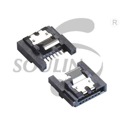 SATA7P Cover three sides SMT PC3.0